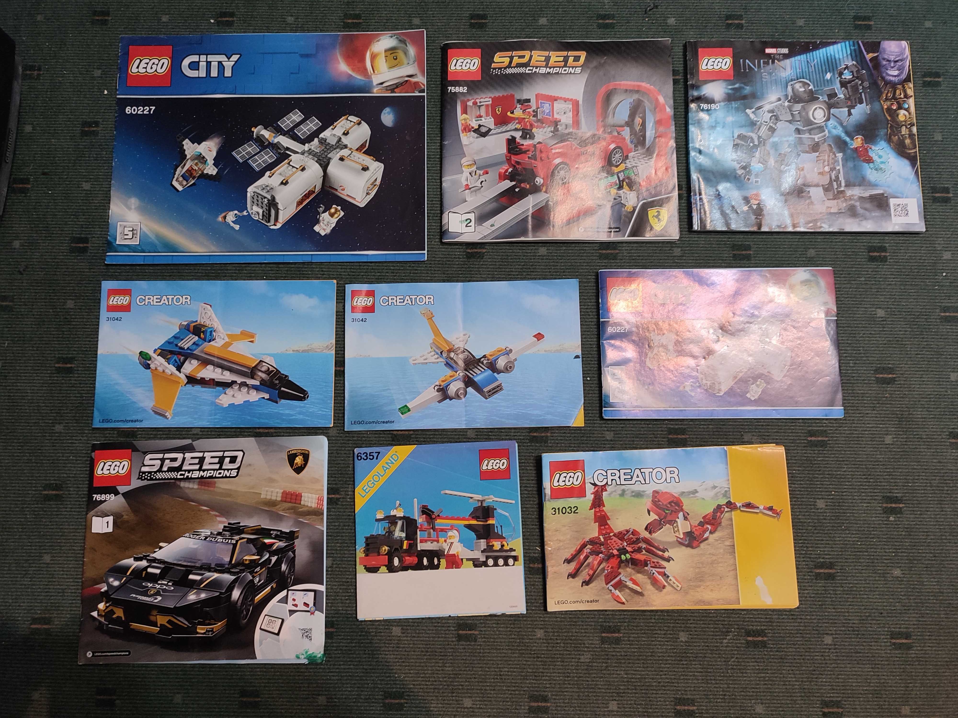 Lote 15 Manuais da Lego