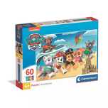 Puzzle Clementoni Patrulha Pata "praia" SuperColor 33,5x23,5cm 60 pCS