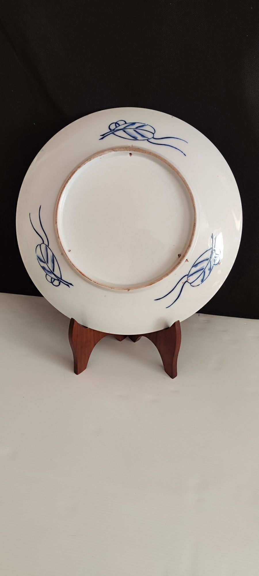 Prato Japonês com decoração policromada imari sec XIX/XX