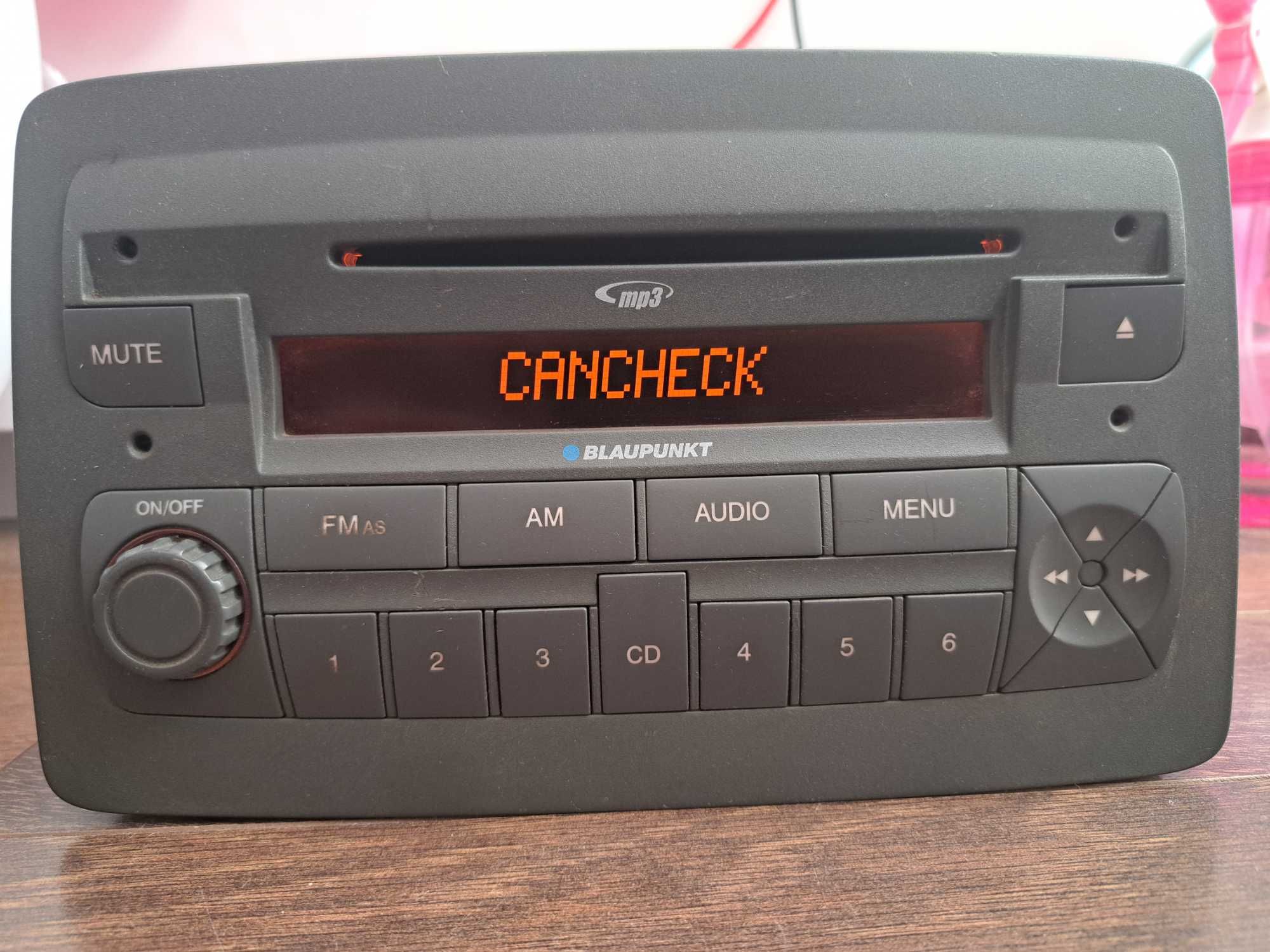 Radio Fabryczne Fiat Panda II Blaupunkt 169 Mp.3 ,booster,CD changer