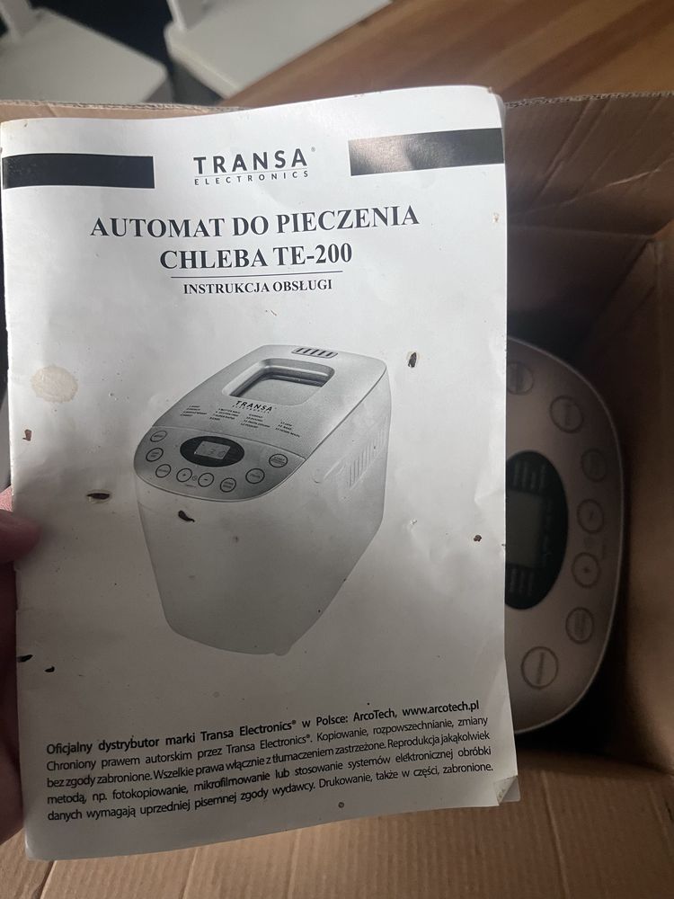 Wypiekacz do chleba Transa Electronics TE-200 biały 850 W