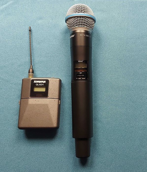 Mikrofon bezprzewodowy Shure QLXD4/Beta 58a + bodypack