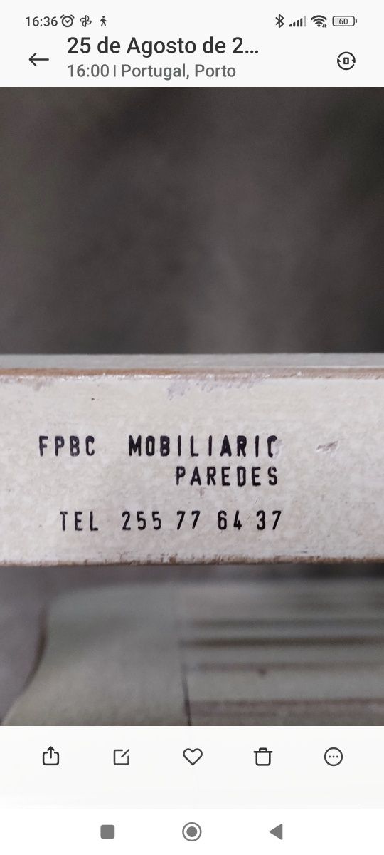 6 cadeiras dobráveis cor de marfim com coxim