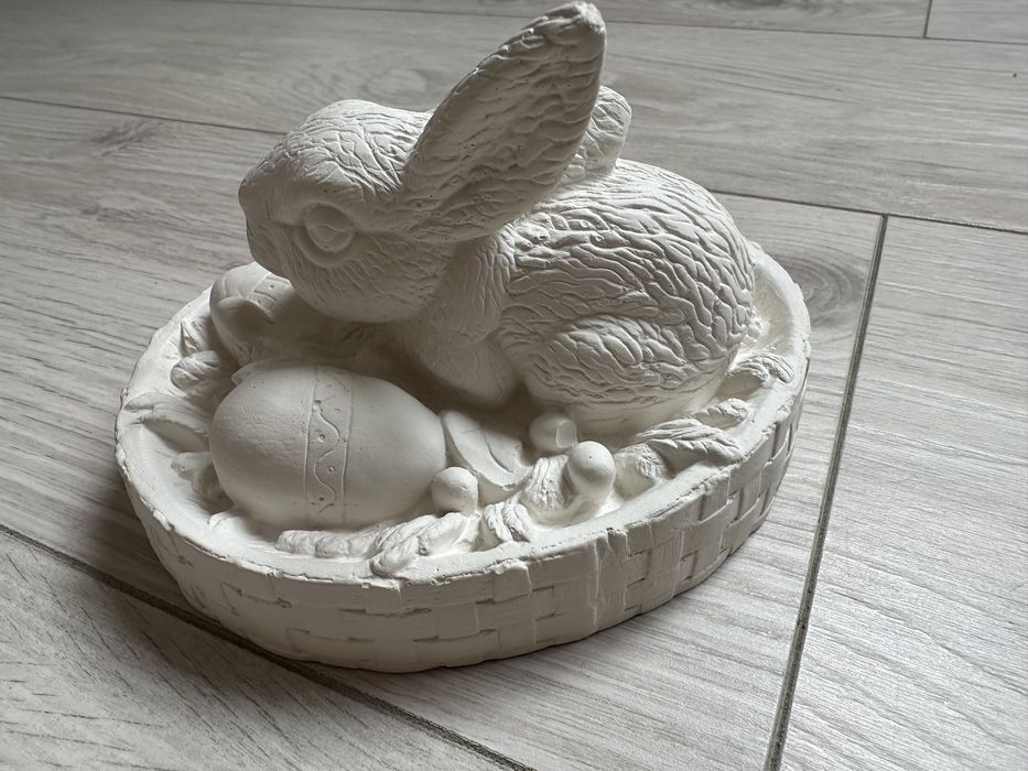 Figurki odlewy gipsowe do malowania wielkanocne komplet