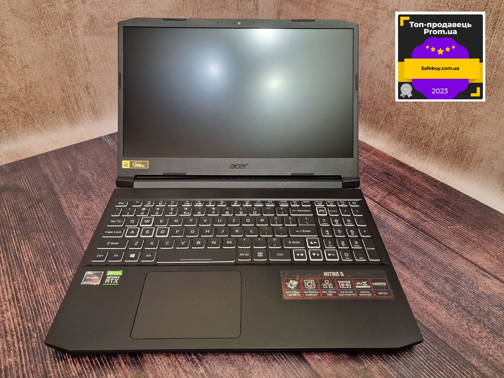 Acer Nitro AN515-45 (Ryzen 7 5800H/16Gb/RTX 3080/SSD 1Tb/IPS 144Hz)