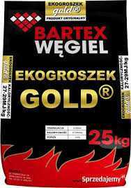 Ekogroszek Groszek Plus BARTEX GOLD kaloryczność 27-29MJ/kg.