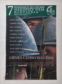 Plakat filmowy oryginalny - Cienka czerwona linia