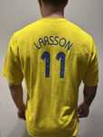 Adidas world cup 2006 zolty tshirt larrson szwecja R.XL