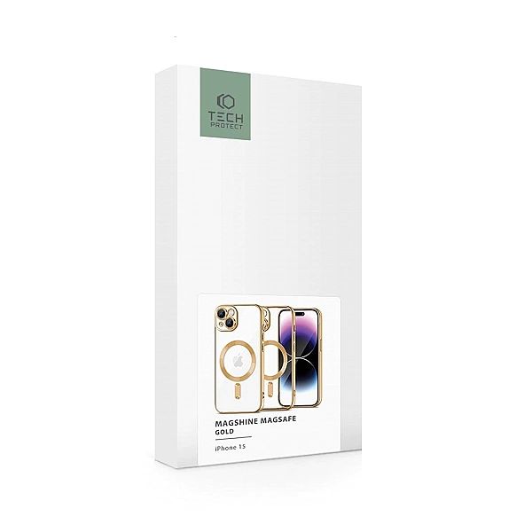 Tech-Protect Magshine Magsafe Iphone 15 Gold