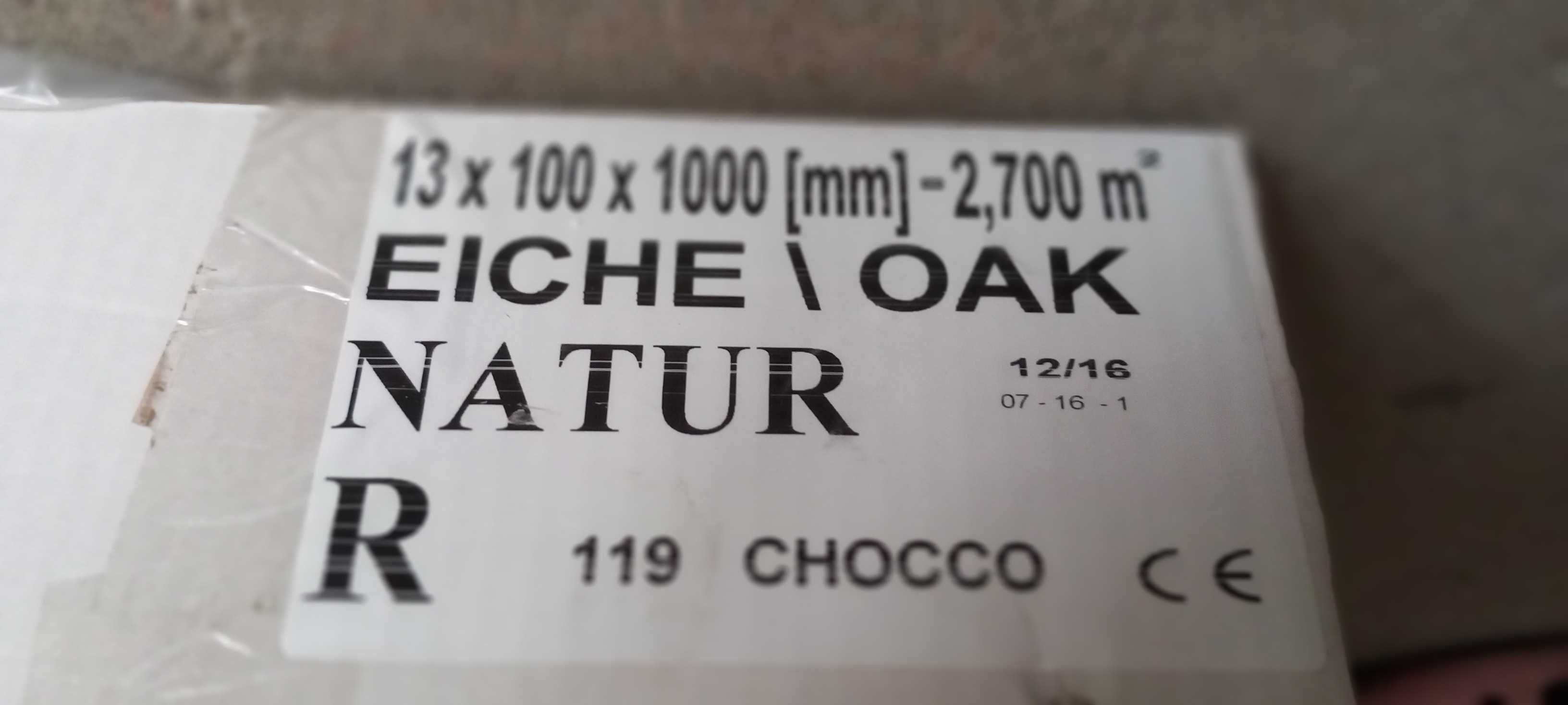 Deska trójwarstwowa podłogowa drewniana  Czekoladowa Chocco