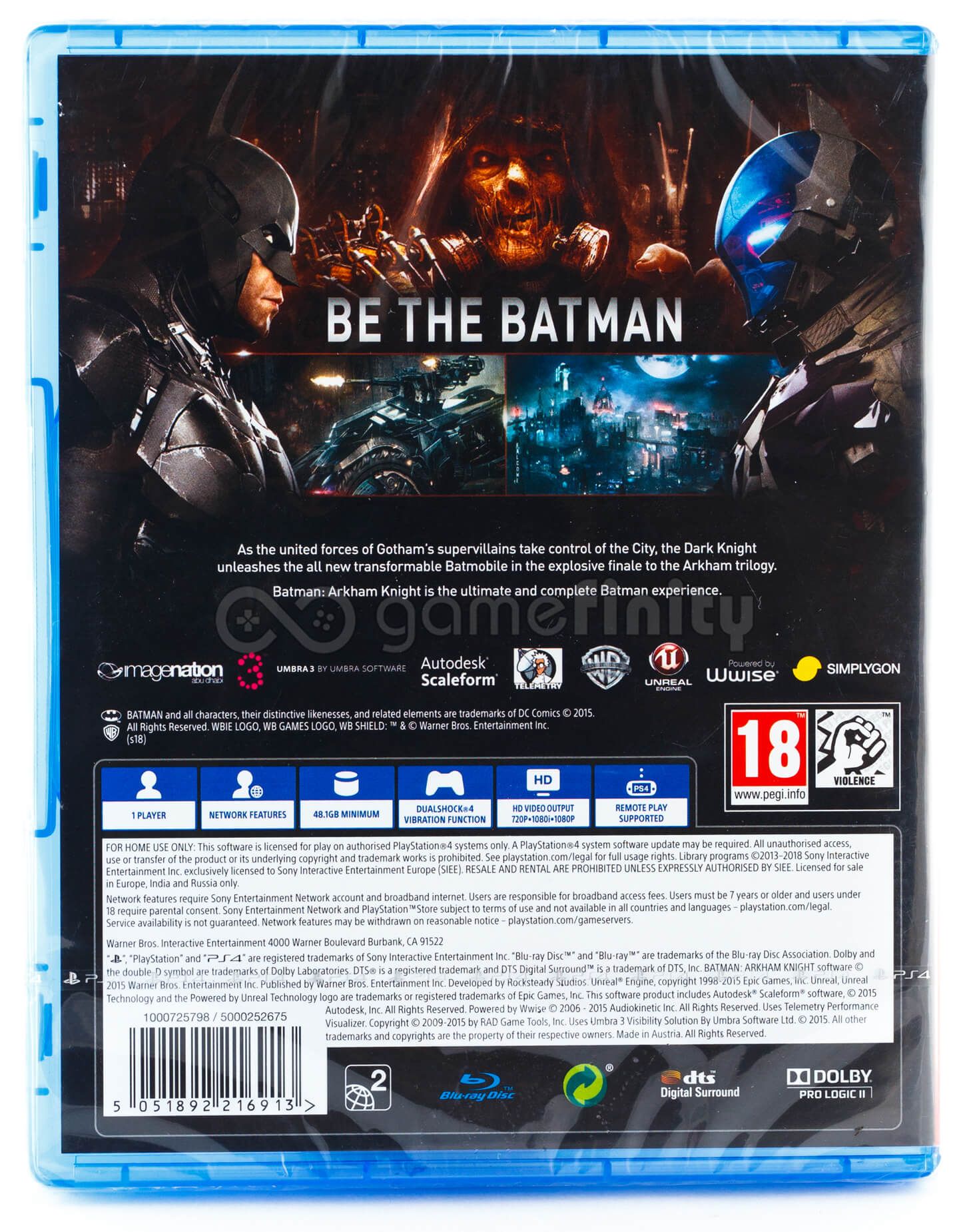 Gra Batman: Arkham Knight (PS4)