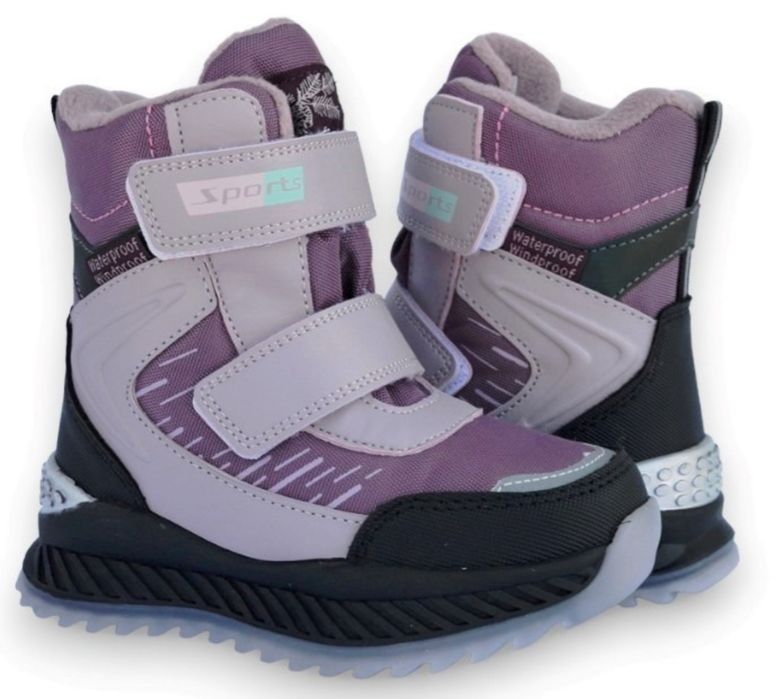 Зимові термоботинки для дівчинки 30 р.