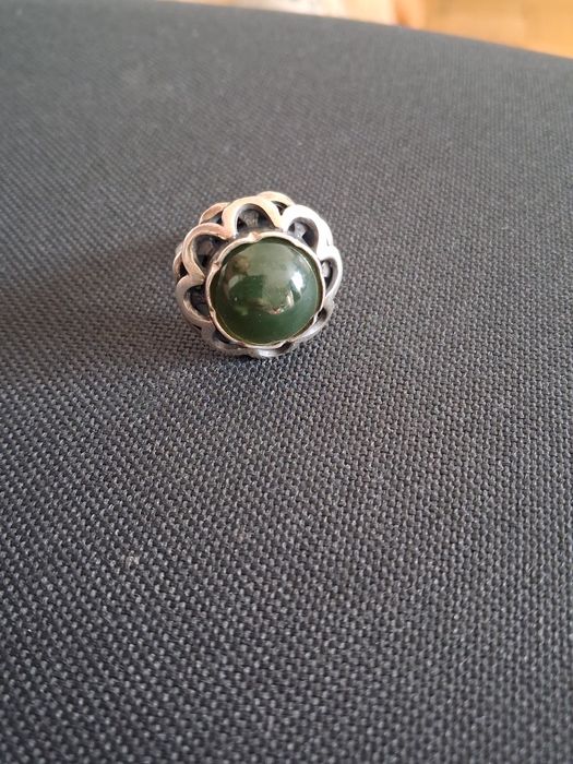 Stary srebrny pierścionek Warmet