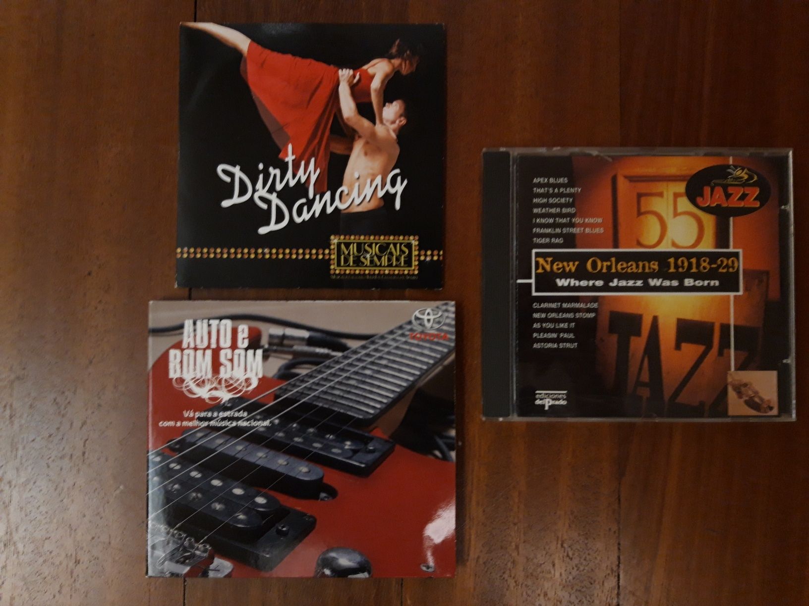 3 CDs: New Orleans / Auto e Bom Som / Dirty Dancing