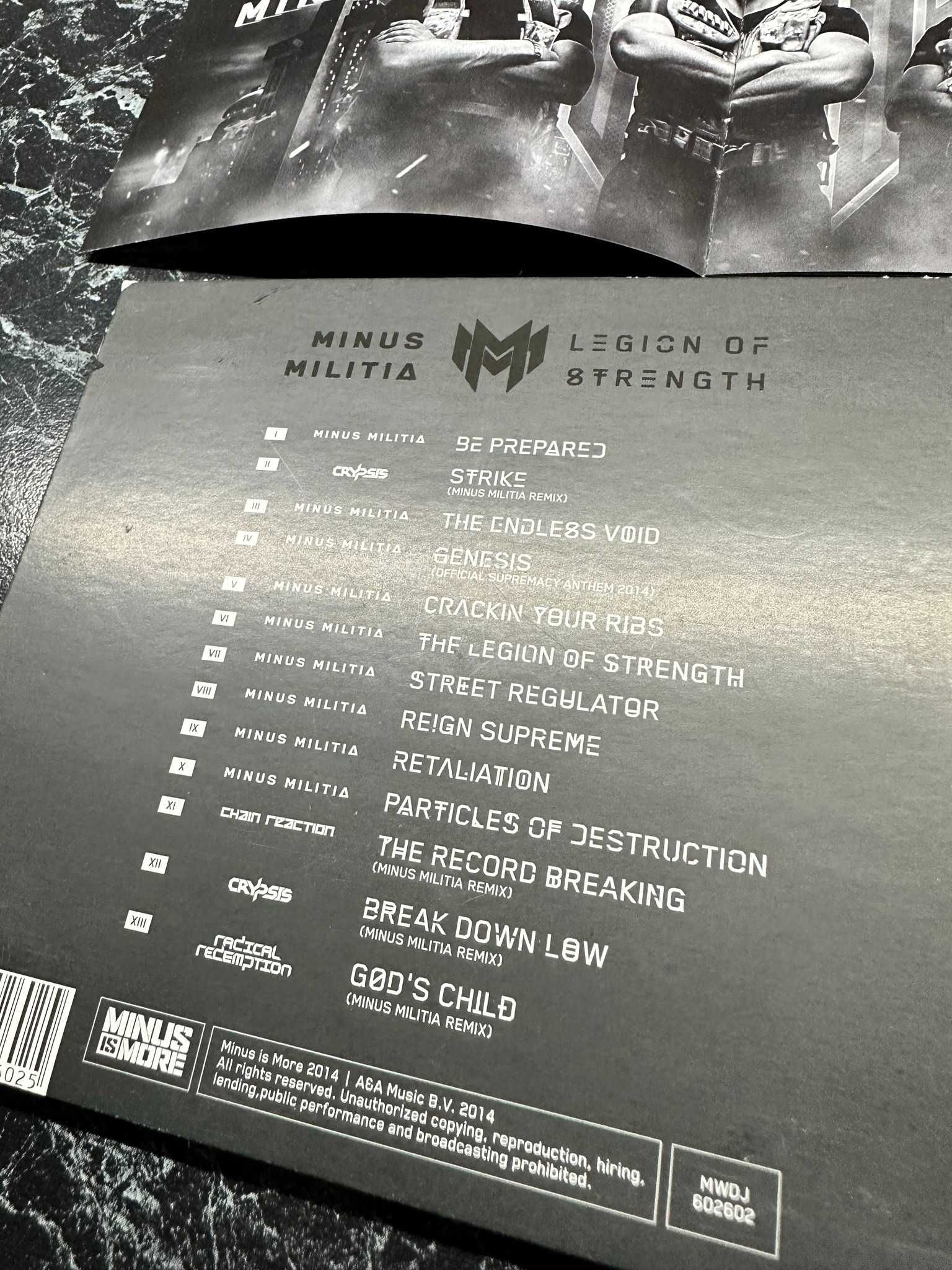 Minus Militia - Legion Of Strength (Album, CD) (2014) [Hardstyle]