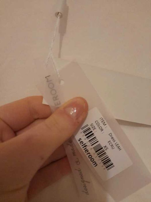 Kremowa sukienka oversize Selfieroom rozm XS