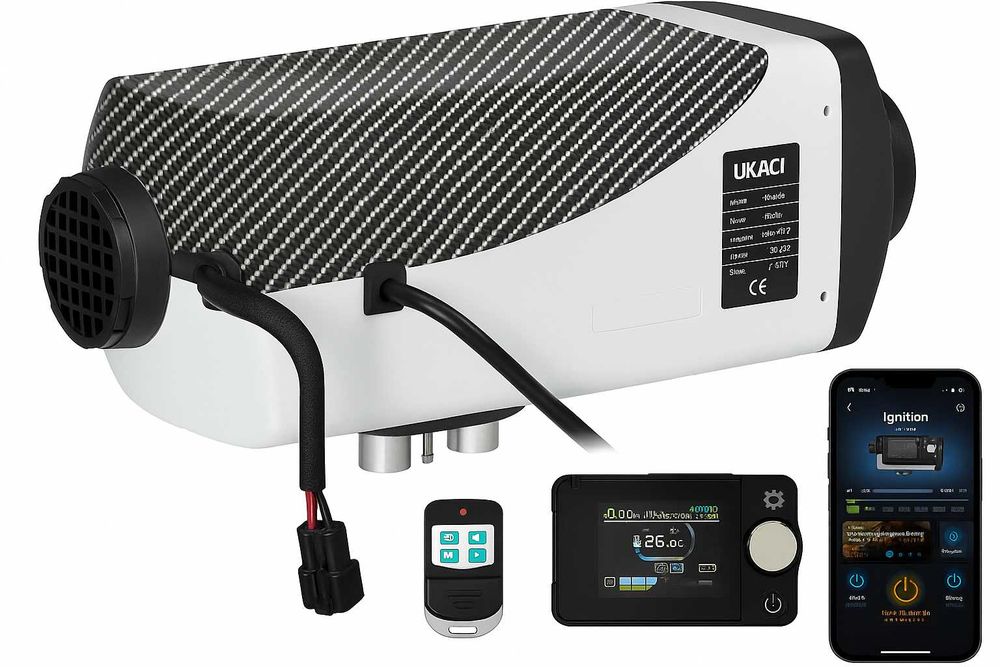 Ogrzewanie postojowe LIKACI 12V5kW Diesel Heater – Bluetooth, pilot.