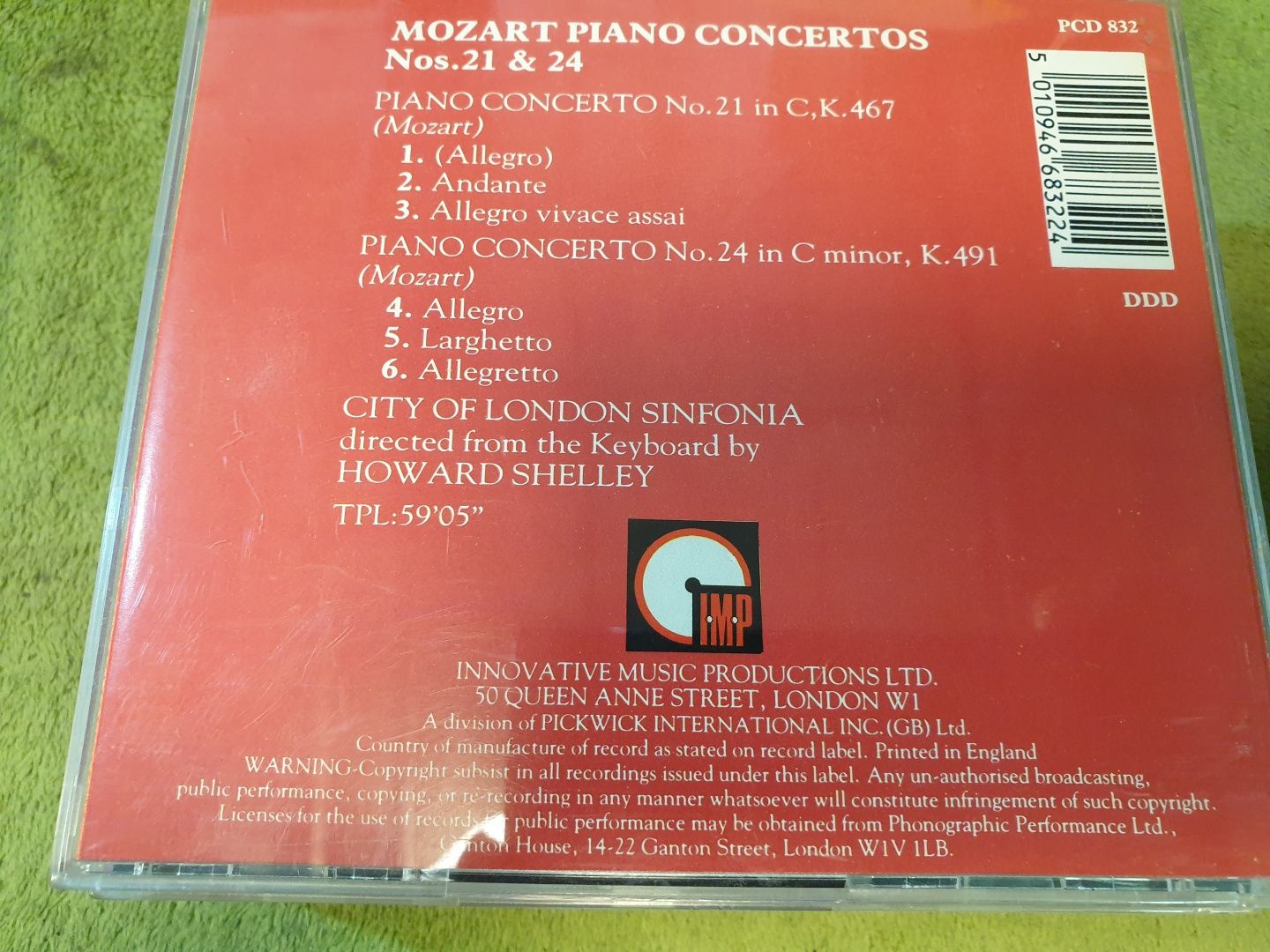 6 płyt CD różni wykonawcy, muzyka poważna.