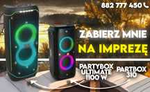 Wynajem głośnika JBL PartyBox ULTIMATE 1100w / OŚWIETLENIE