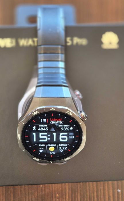 Смарт часы Huawei watch GT 5 Pro Black 46mm UA