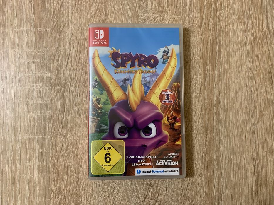 Nowa gra Spyro Reignited Trilogy  Nintendo Switch Zafoliowana