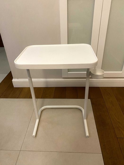 Mini biurko / Stolik pod laptopa Ikea BJÖRKÅSEN biały