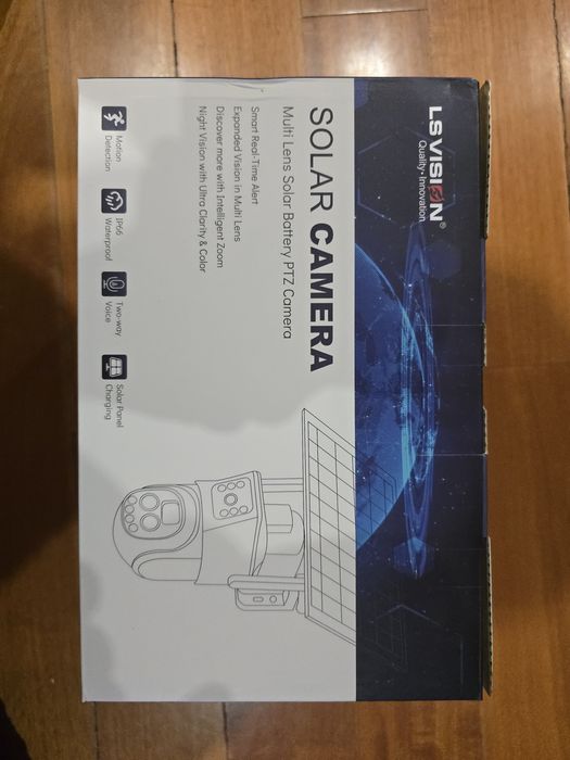 Camera Wi-Fi Solar | 3 Lentes 12Mp 10x Zoom Óptico | CCTV  Segurança