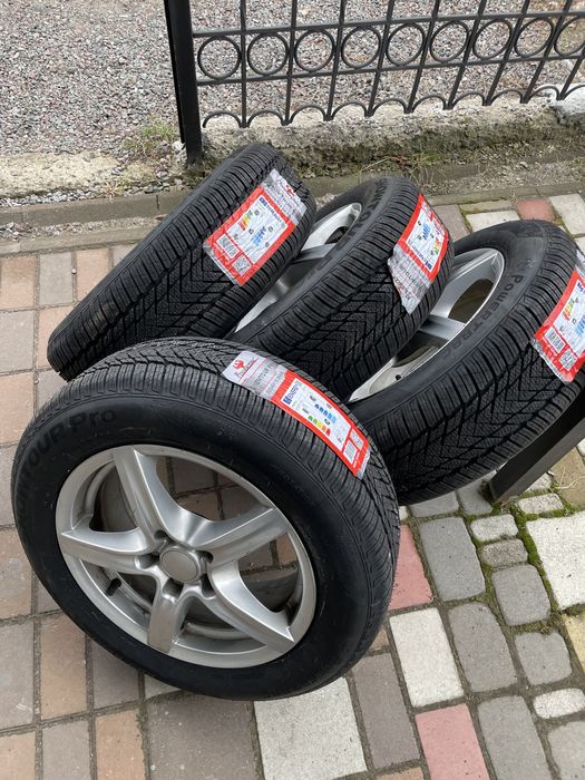 диски 5x114.3 R16 J6.5 ET50 Alutec зимова Нова резина 205/60 R16