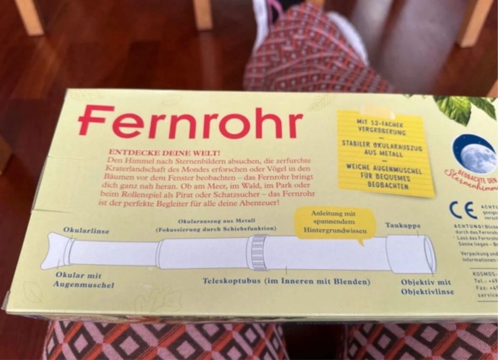 Telescópio de criança marca Kosmos