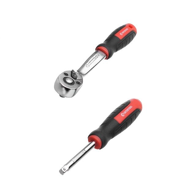 Набір інструментів 46 од. STORM, 1/4", Сr-V INTERTOOL ET-8046