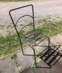 Krzesło metalowe metaloplastyka