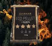 Pellet sosnowy 100% Eco A1 producent CHAMAR PREMIUM DOSTAWA GRATIS