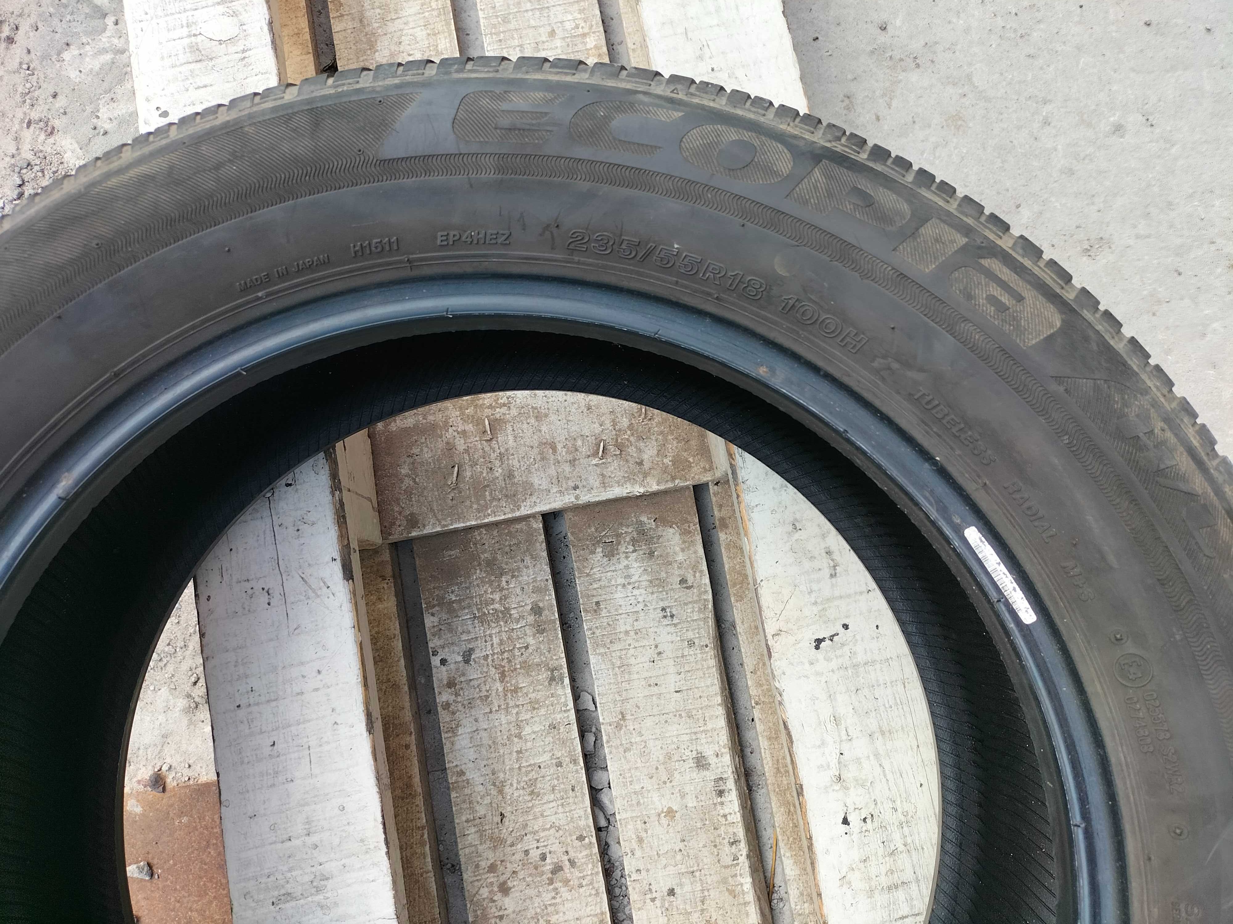 Літо 235/55 R18 bridgestone ecopia hl 422, ціна комплекта 4400 грн