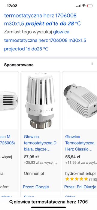Sorzedam za 50’% Nowych glowic w ilosci 30 sztuk