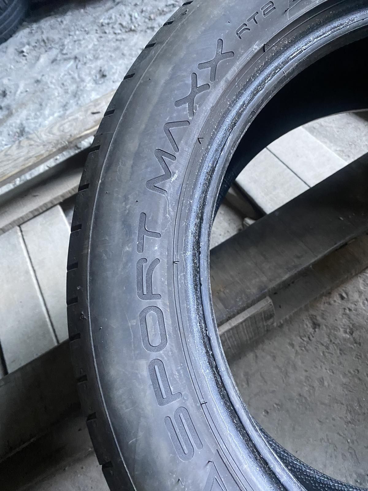 215.55.17 Dunlop 2шт лето БУ склад шины резина из Европы 55 R17