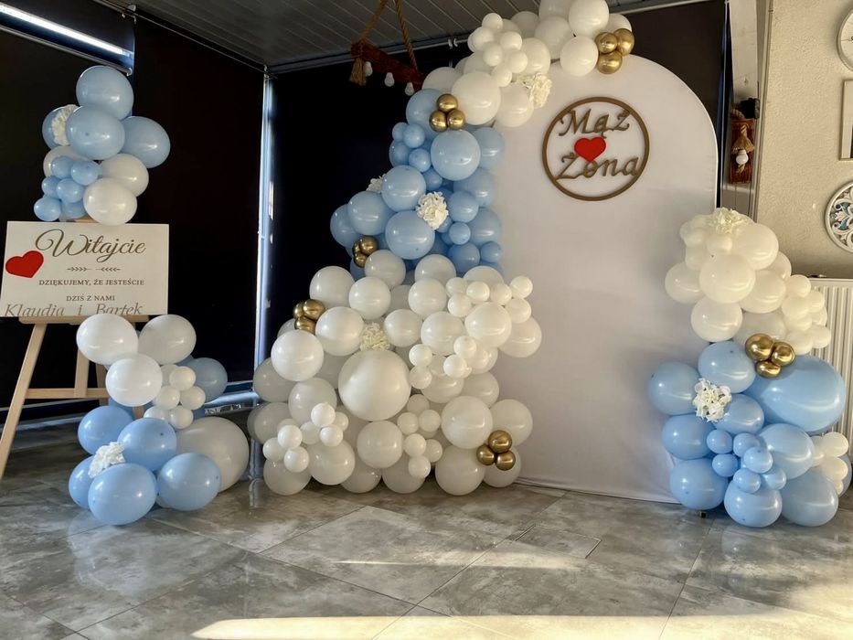 Ścianka balonowa balony hel