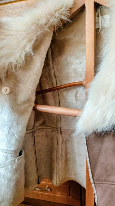 Дублянка з хутром кролика