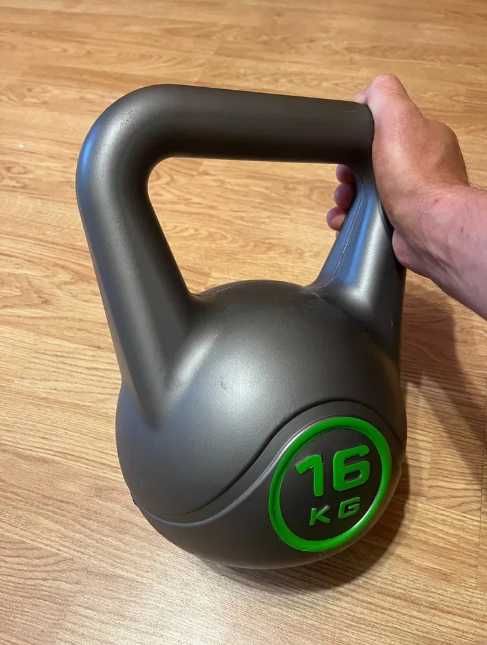 Гиря 16 кг спортивная пудова вінілова Гири Гирі спортивні ( все веса )