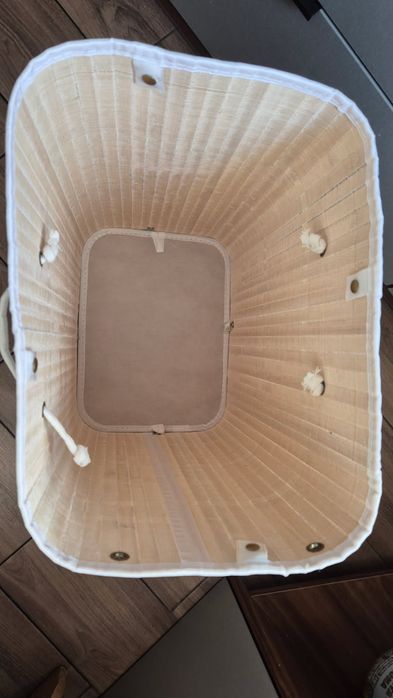 Kosz na pranie bambusowy