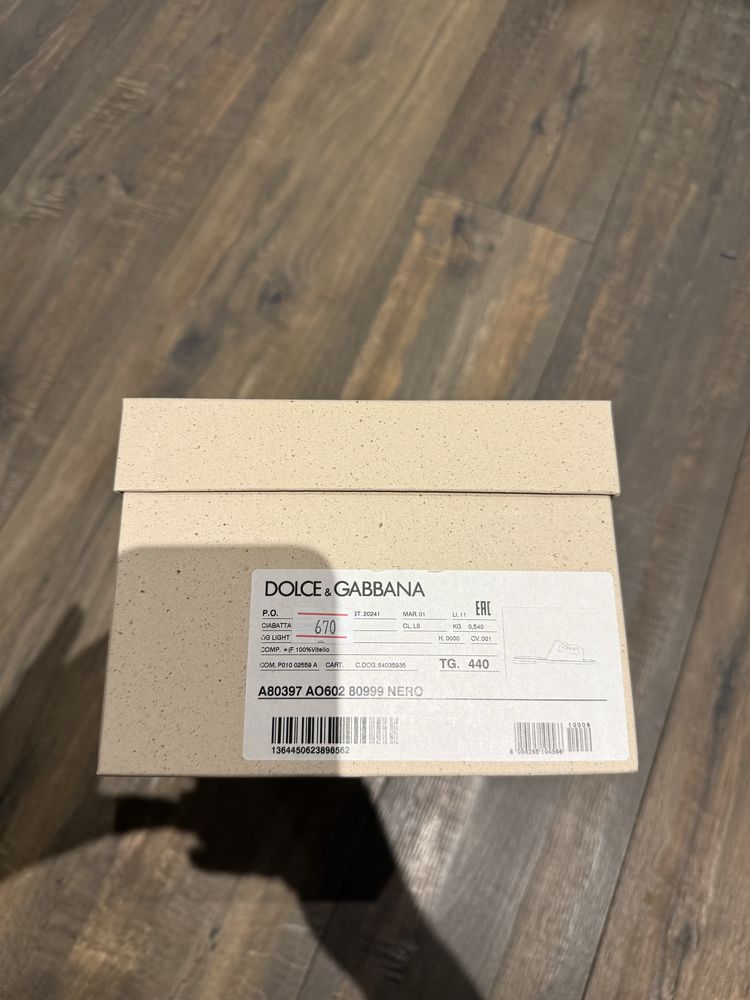 Мужские шлепанцы Dolce Gabbana
