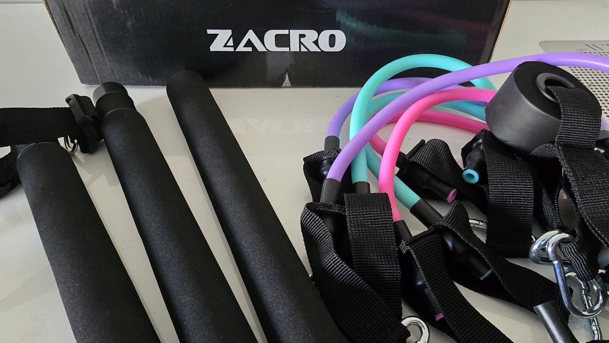 Zestaw drążków do ćwiczeń Pilates Zacro - BLACK