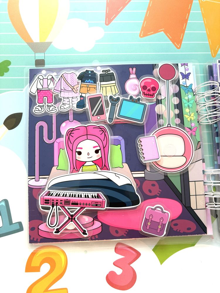 K pop Demon hunters w stylu toca boca. Avatar world. Labubu. Pusheen
