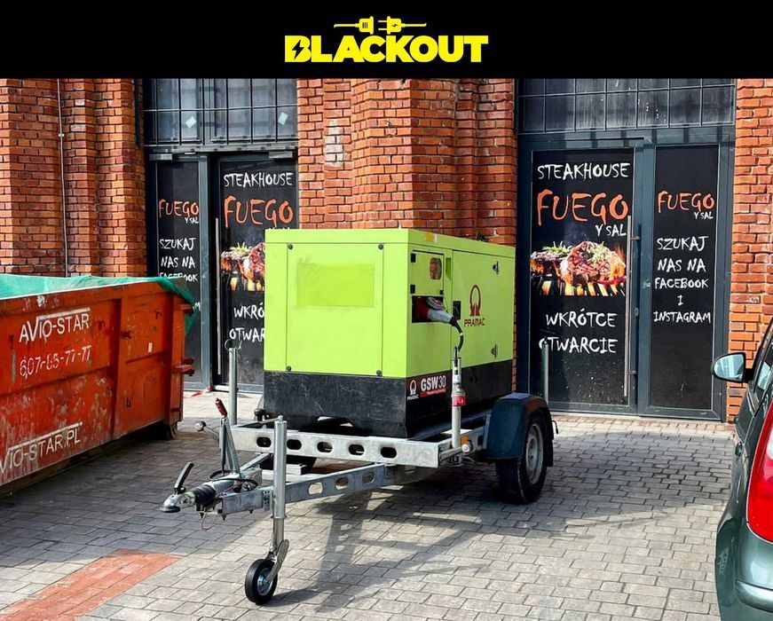 24/7 Agregaty Prądotwórcze Wynajem - Zasilanie Awaryjne Katowice