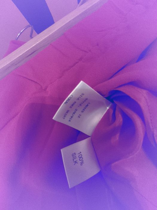 Jedwabna spódnica różowa 12/L