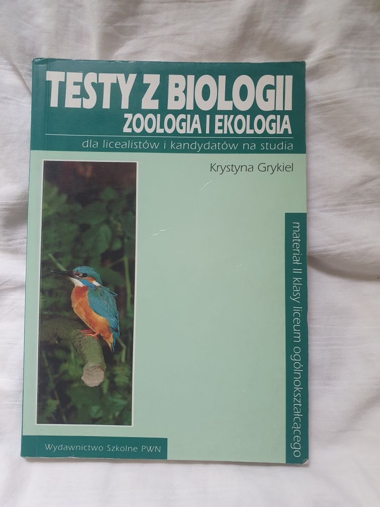 Testy z biologii zoologia i ekologia
