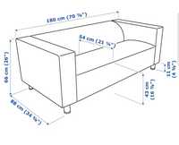 Sofa Klippan ikea 2 szt.