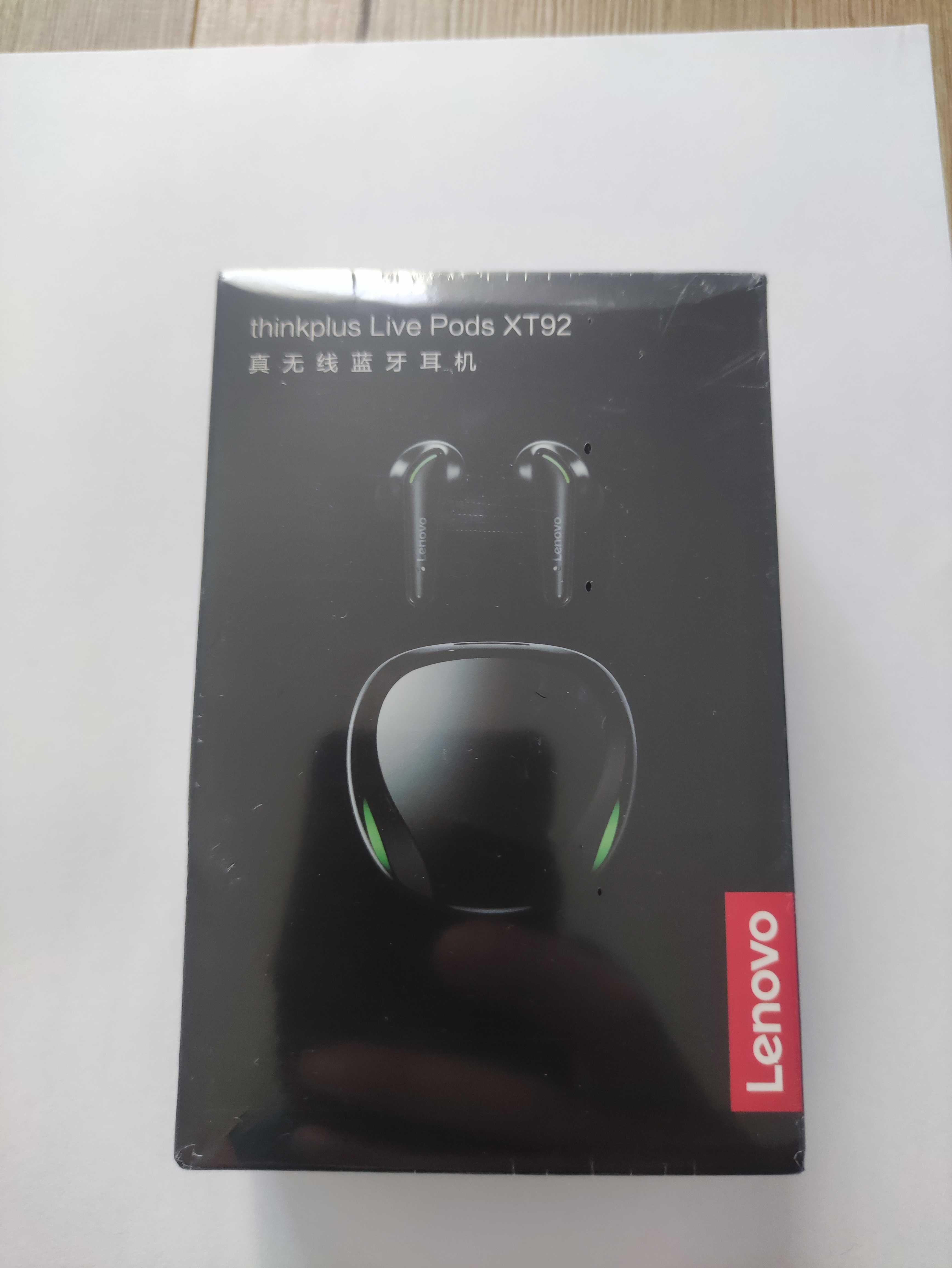Słuchawki bezprzewodowe douszne Lenovo XT 92 BLACK/WHITE