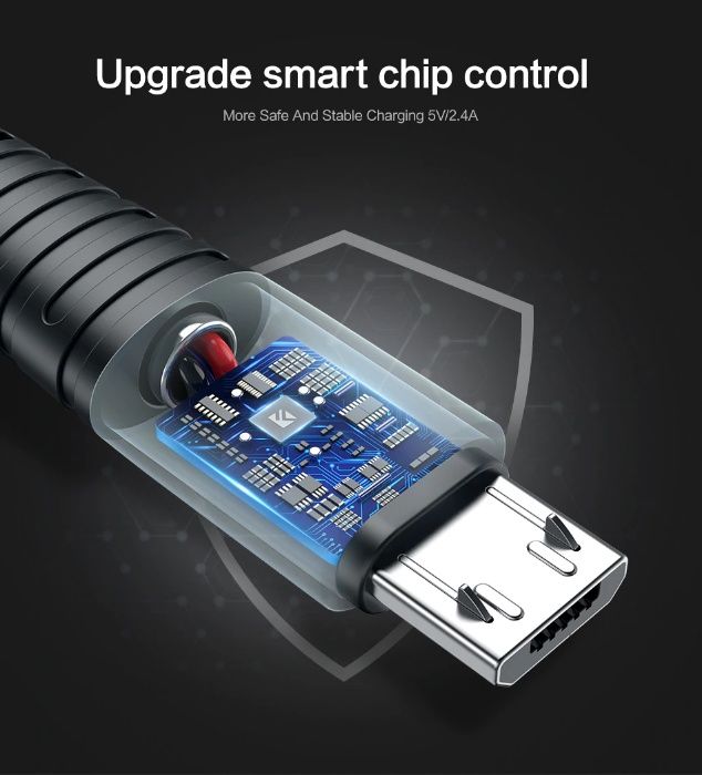 Кабель FLOVEME Micro USB 5v 2.4a 1м.