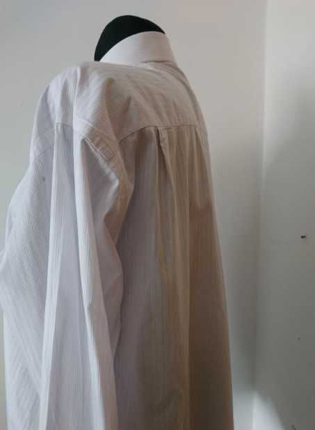 Męska biała koszula na długi rękaw, r 43, LaVard