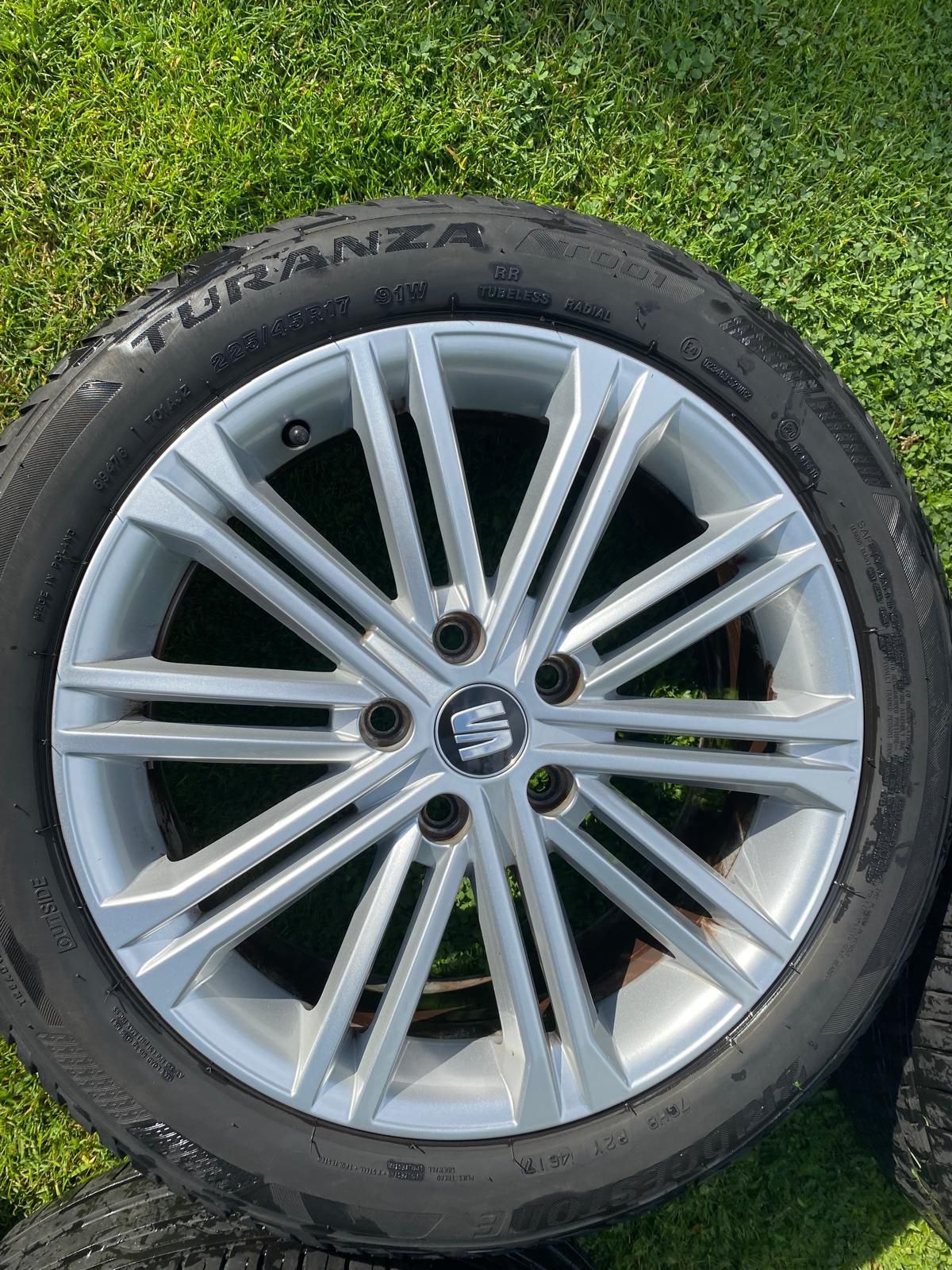 Oryginalne felgi 17 Seat Leon Ateca Tarraco Exeo Altea VW Skoda Audi